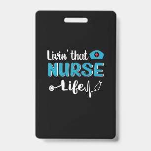 Geschenk für Krankenschwester Leben in diesem Kr Ausweis