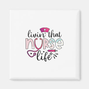 Geschenk für Krankenschwester Leben in diesem Kr Magnet