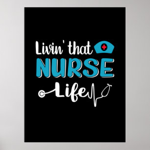 Geschenk für Krankenschwester Leben in diesem Kr Poster