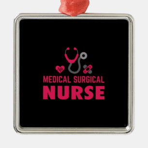 Geschenk für Krankenschwester Medical Surgical N Ornament Aus Metall