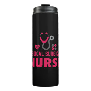 Geschenk für Krankenschwester Medical Surgical N Thermosbecher
