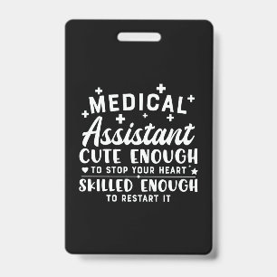 Geschenk für Krankenschwester Medizinischer Assist Ausweis
