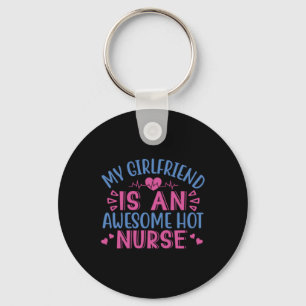 Geschenk für Krankenschwester Meine Freundin ist Schlüsselanhänger