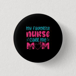 Geschenk für Krankenschwester Meine Lieblings-Kr Button