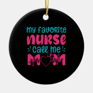 Geschenk für Krankenschwester Meine Lieblings-Kr Keramik Ornament