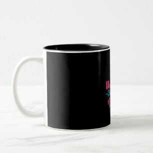 Geschenk für Krankenschwester Nacho Average Nurs Zweifarbige Tasse
