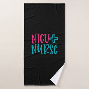 Geschenk für Krankenschwester NICU Nurse Badehandtuch