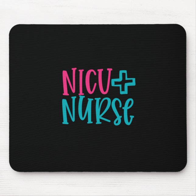 Geschenk für Krankenschwester | NICU Nurse Mousepad (Vorne)