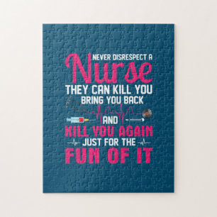 Geschenk für Krankenschwester   Nie eine Krankensc Puzzle