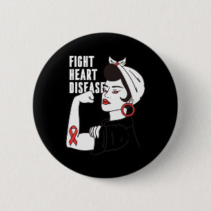 Geschenk für Krankenschwester oder Arzt - Herzkran Button