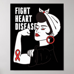 Geschenk für Krankenschwester oder Arzt - Herzkran Poster