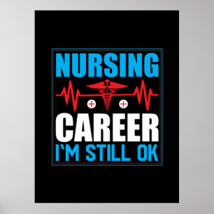 Geschenk für Krankenschwester Pflegeberuf Ich bi Poster