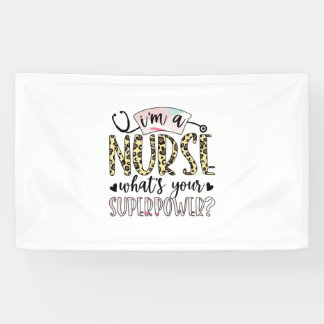 Geschenk für Krankenschwester | Proud Super Nurse Banner