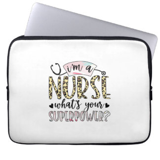 Geschenk für Krankenschwester | Proud Super Nurse Laptopschutzhülle