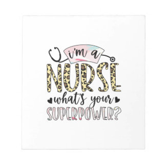 Geschenk für Krankenschwester | Proud Super Nurse Notizblock