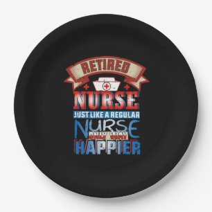 Geschenk für Krankenschwester   Ruheständlerin wie Pappteller