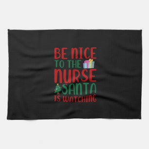 Geschenk für Krankenschwester Seien Sie nett zu Geschirrtuch