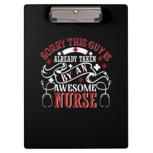 Geschenk für Krankenschwester Sorry, dass dieser Klemmbrett