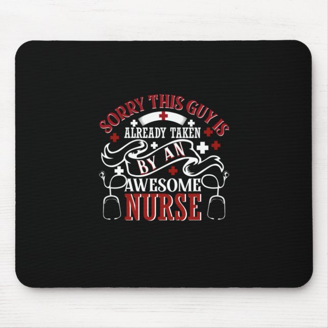 Geschenk für Krankenschwester | Sorry, dass dieser Mousepad (Vorne)