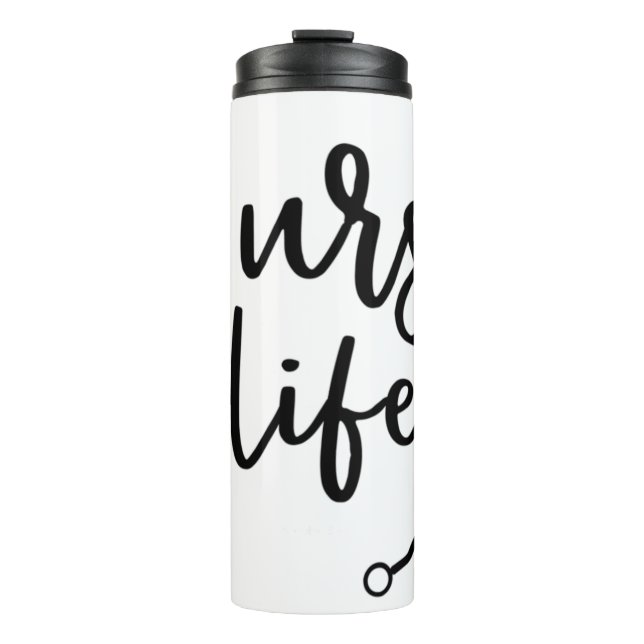 Geschenk für Krankenschwester Thermosbecher (Vorderseite)