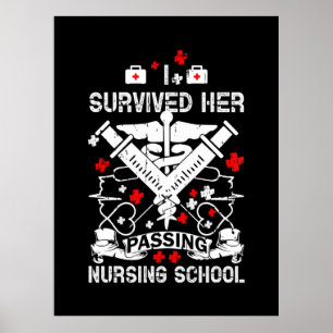 Geschenk für Krankenschwester Überlebte ihre Kra Poster