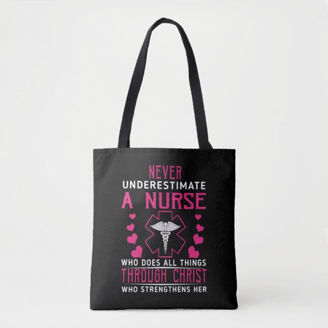 Geschenk für Krankenschwester | Unterschätzen Sie  (Vorderseite)