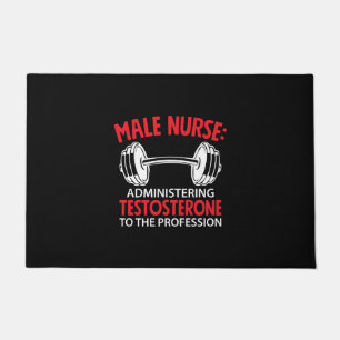 Geschenk für Krankenschwester Verwaltung männlic Fußmatte