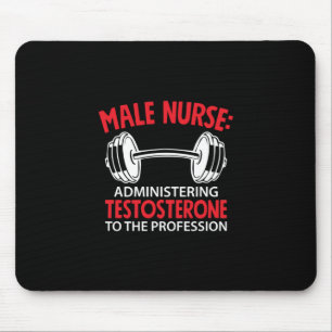 Geschenk für Krankenschwester   Verwaltung männlic Mousepad