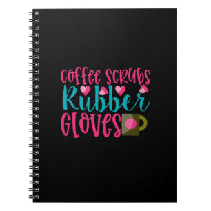 Geschenk für Krankenschwestern Kaffee-Peeling-Gu Notizblock