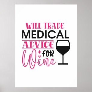 Geschenk für Krankenschwestern wird medizinische B Poster