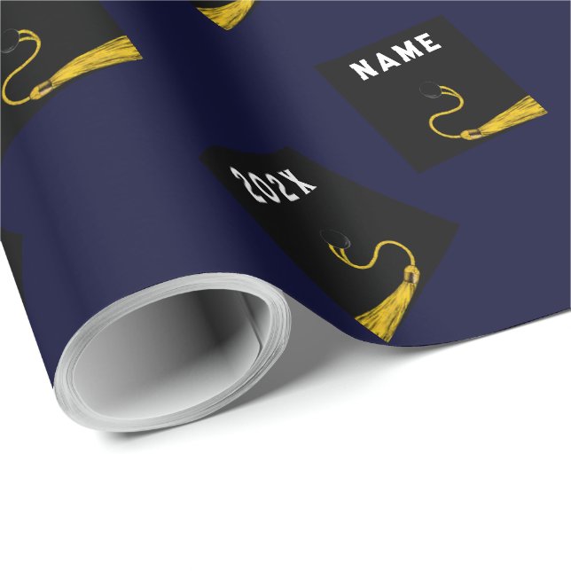 Geschenk für kreativen Abschluss Geschenkpapier (Rolleneckpunkt)