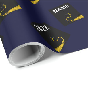 Geschenk für kreativen Abschluss Geschenkpapier