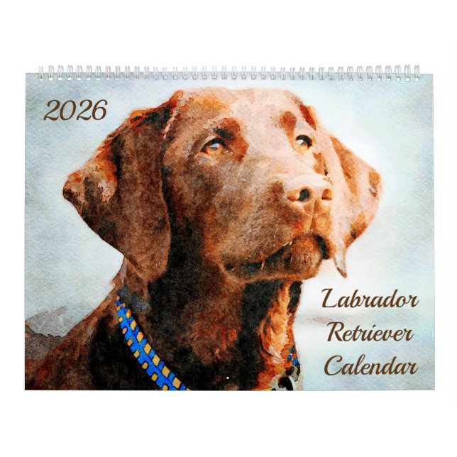 Geschenk für Labrador Retriever-Hundebesitzer und  Kalender (Titelbild)