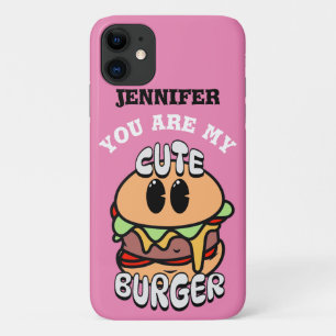 Geschenk für Lebensmittel, Niedliche Burger, Süßes Case-Mate iPhone Hülle