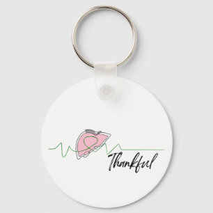 Geschenk für Lebertransplantationsempfänger zur Ge Schlüsselanhänger
