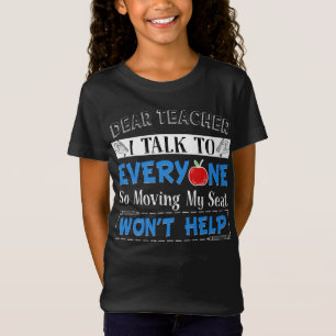 Geschenk für Lehrer Sehr geehrter Lehrer Ich spr T-Shirt