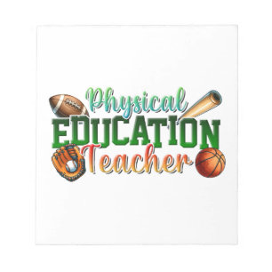 Geschenk für Lehrer Sportlehrer Notizblock