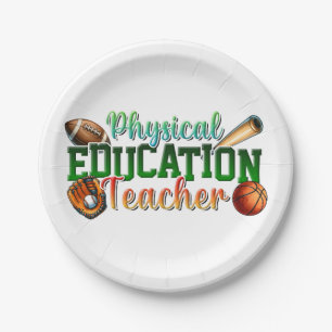 Geschenk für Lehrer Sportlehrer Pappteller
