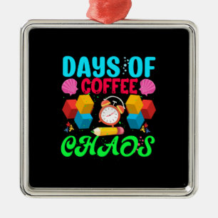 Geschenk für Lehrer   Tage des Kaffeehauses Ornament Aus Metall