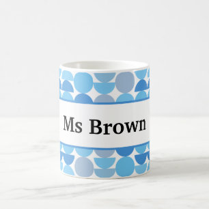 Geschenk für Lehrer zum Jahresende Mitte des Jahrh Kaffeetasse