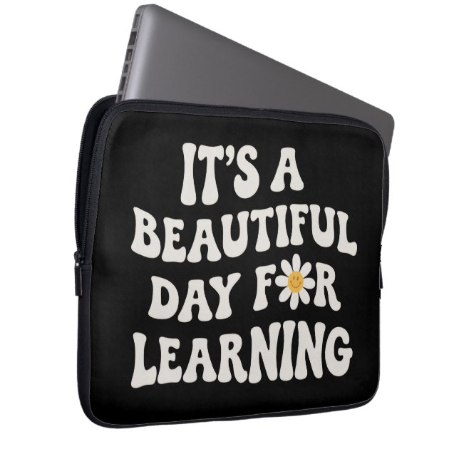 Geschenk für Lehrerleben Es ist ein wunderschöner  Laptopschutzhülle (Vorne Rechts)