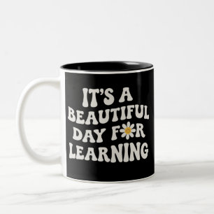 Geschenk für Lehrerleben Es ist ein wunderschöner Zweifarbige Tasse