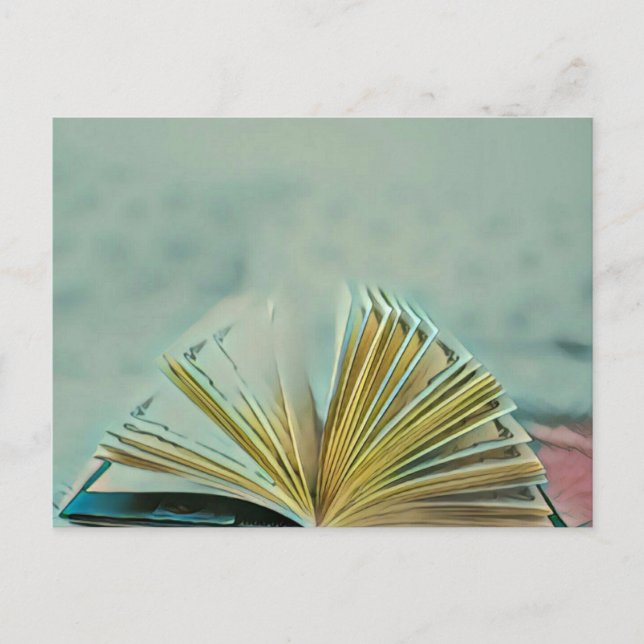 Geschenk für Leseratten Postkarte (Vorderseite)