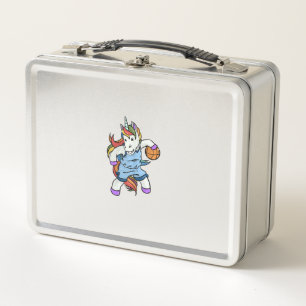 Geschenk für Mädchen Basketballspielerin BBaller E Metall Brotdose