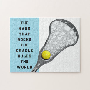 Geschenk für Mädchen-Lacrosse Puzzle