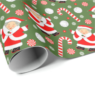 Geschenk für Mädchen-Volleyball an Feiertagen Geschenkpapier