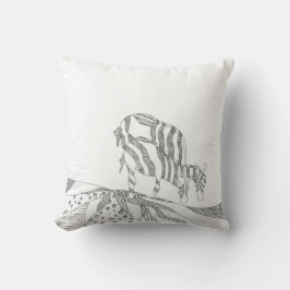 Geschenk für Mama abstrakte Stockfigur wirft Pille Kissen
