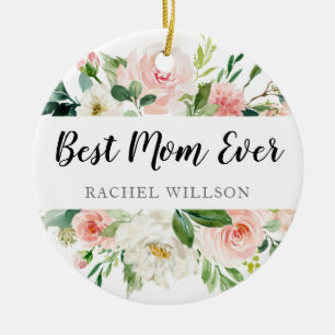Geschenk für Mama   Best Mama Ever Christmas Ornam Keramik Ornament