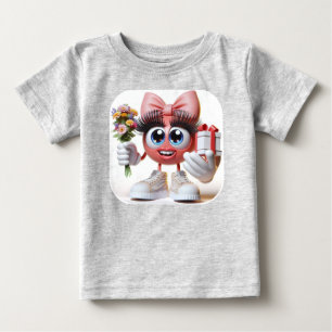 Geschenk für Mama, Emoji, von Natasha Us   Baby T-shirt