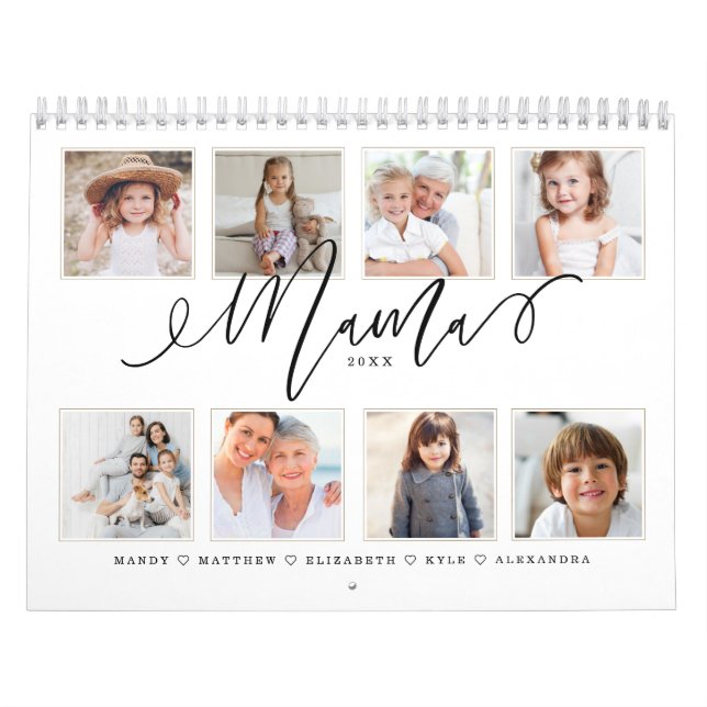 Geschenk für Mama| Enkelkinder Fotos Kalender (Titelbild)